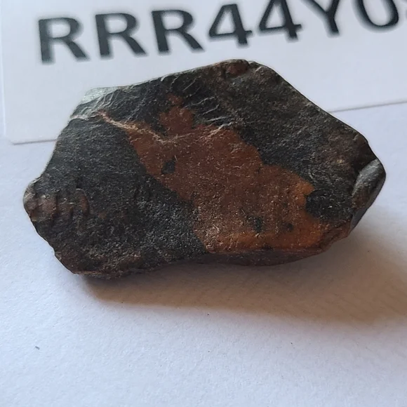 Unique Black and Brown Stone Michigan Painter Rock - Picture 5 of 5